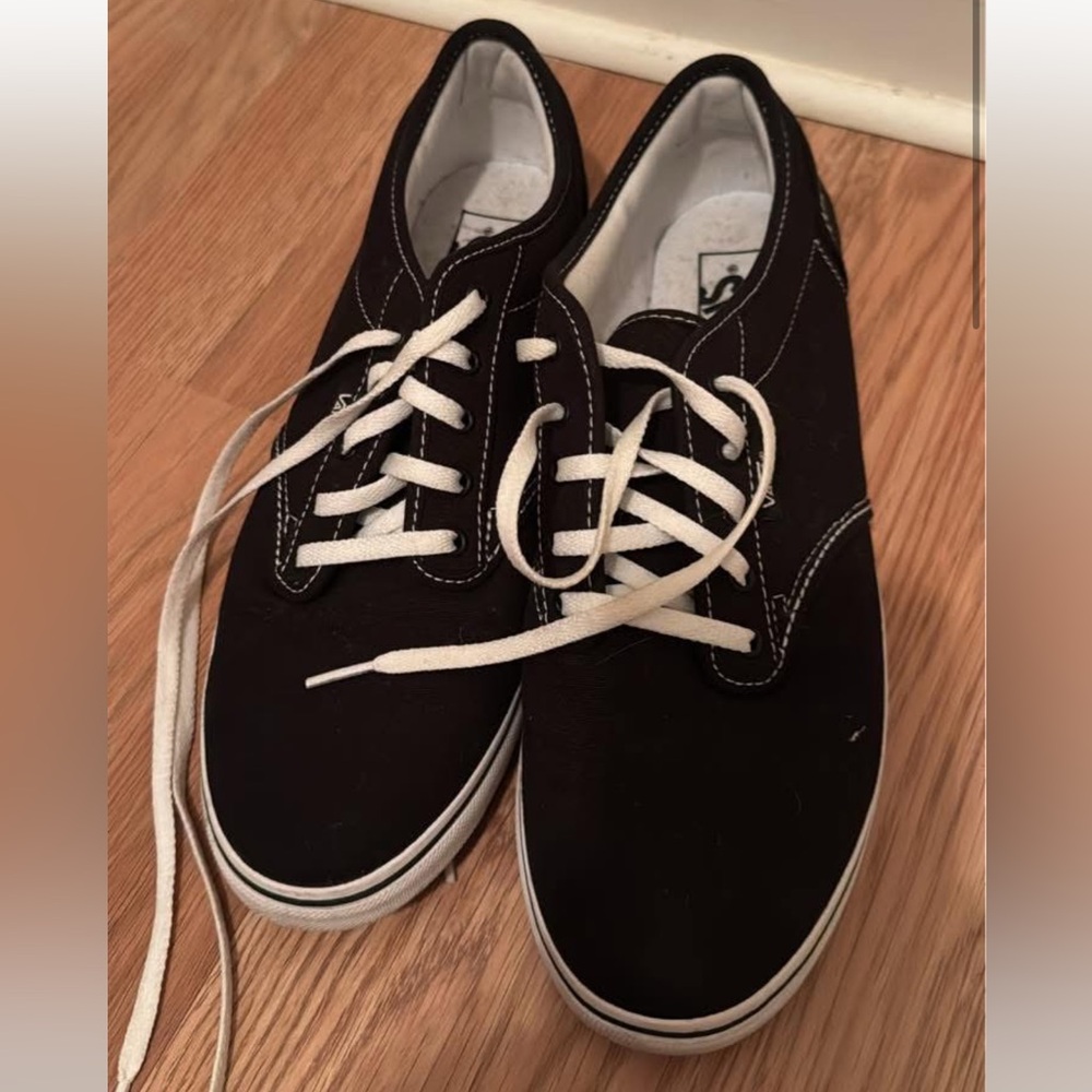 Black Vans Size 10